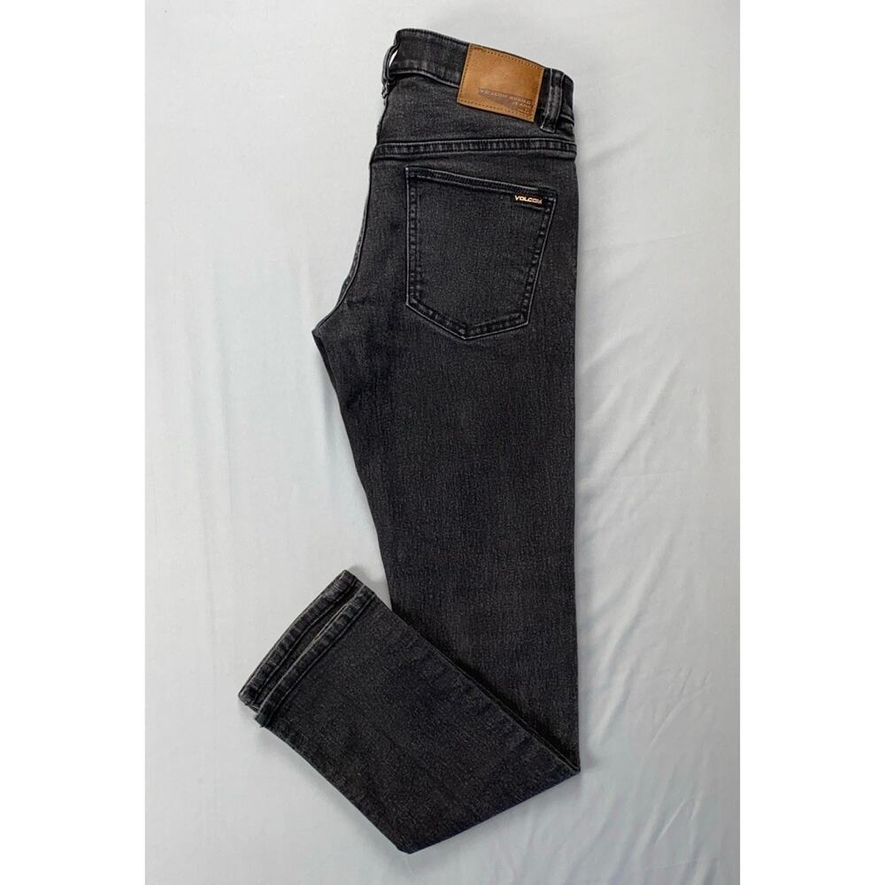 Volcom Vorta Slim Straight 5-Pocket Stretch Denim Skate Jeans. Men's 28X31, GUC!